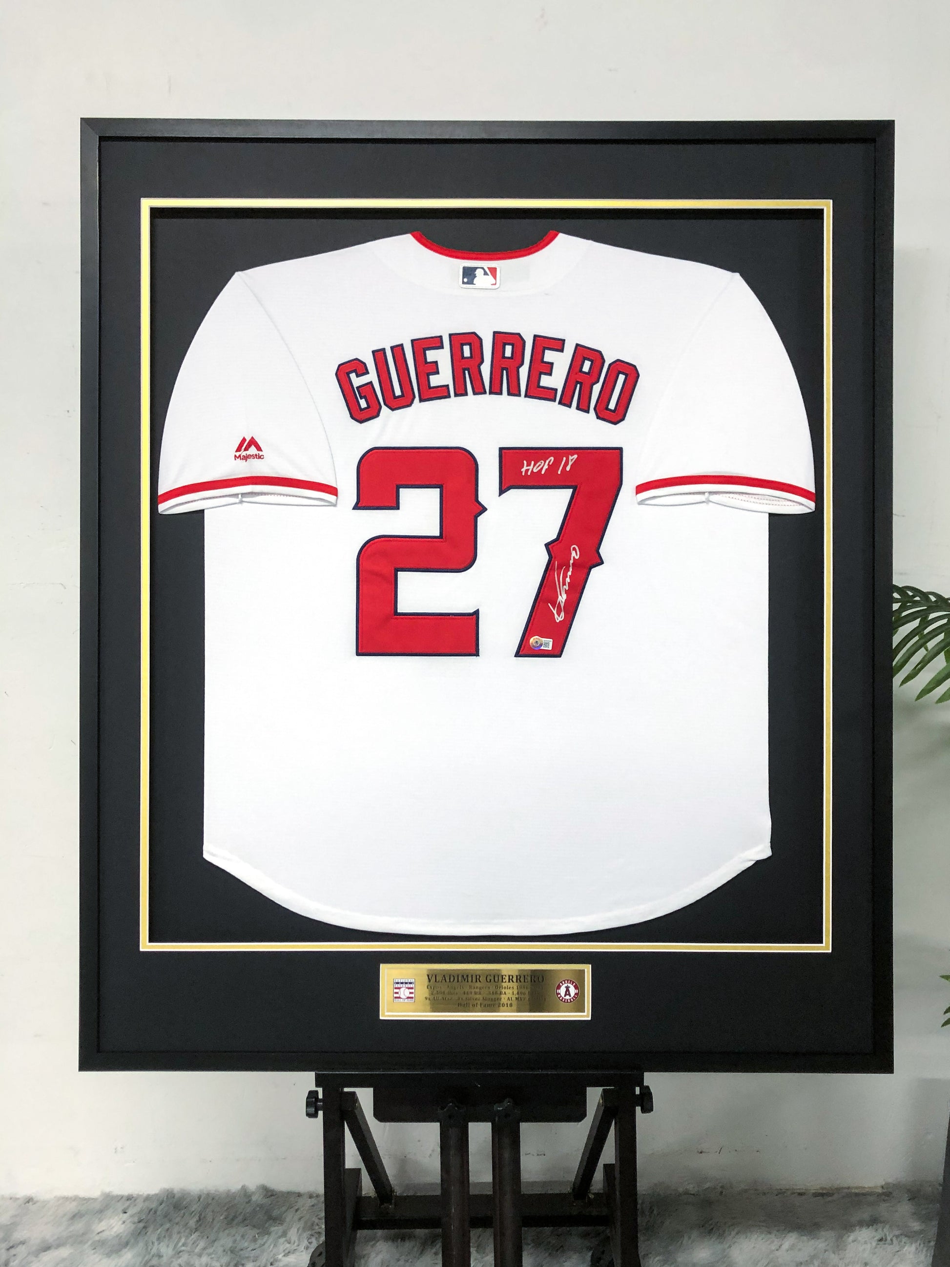 Vladimir Guerrero Los Angeles Angels of Anaheim Jersey Framing  00027