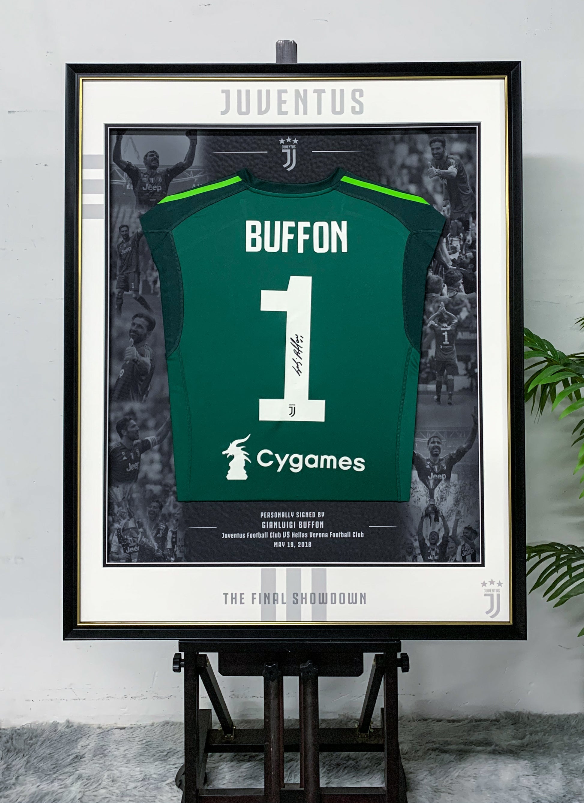 Gianluigi Buffon Juventus FC Jersey Framing  0009