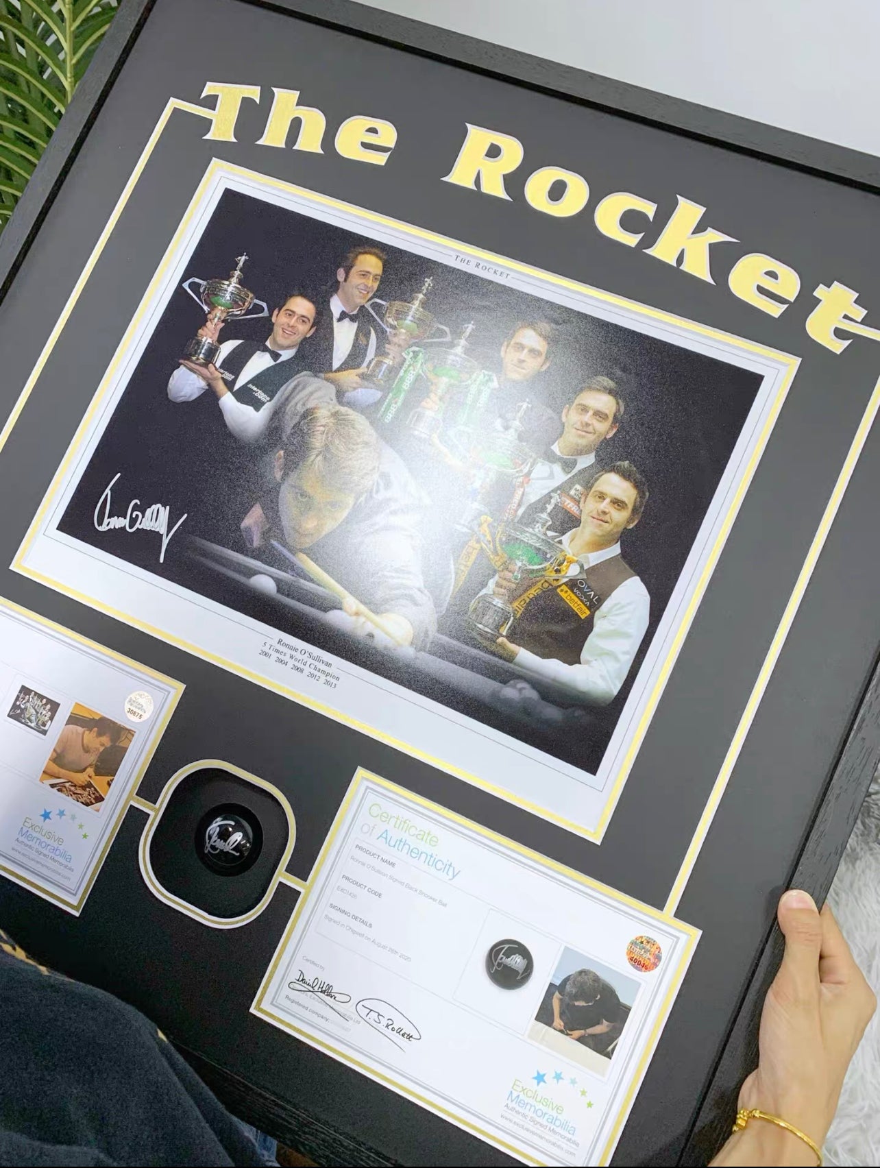 Rocket Sentimental Item with Personalized Custom Design Framed 000121