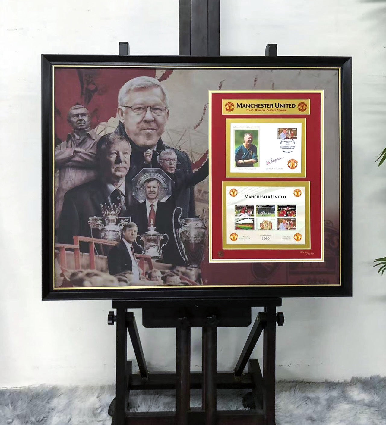 Manchester United  Ferguson Certificate Custom Framing 000081
