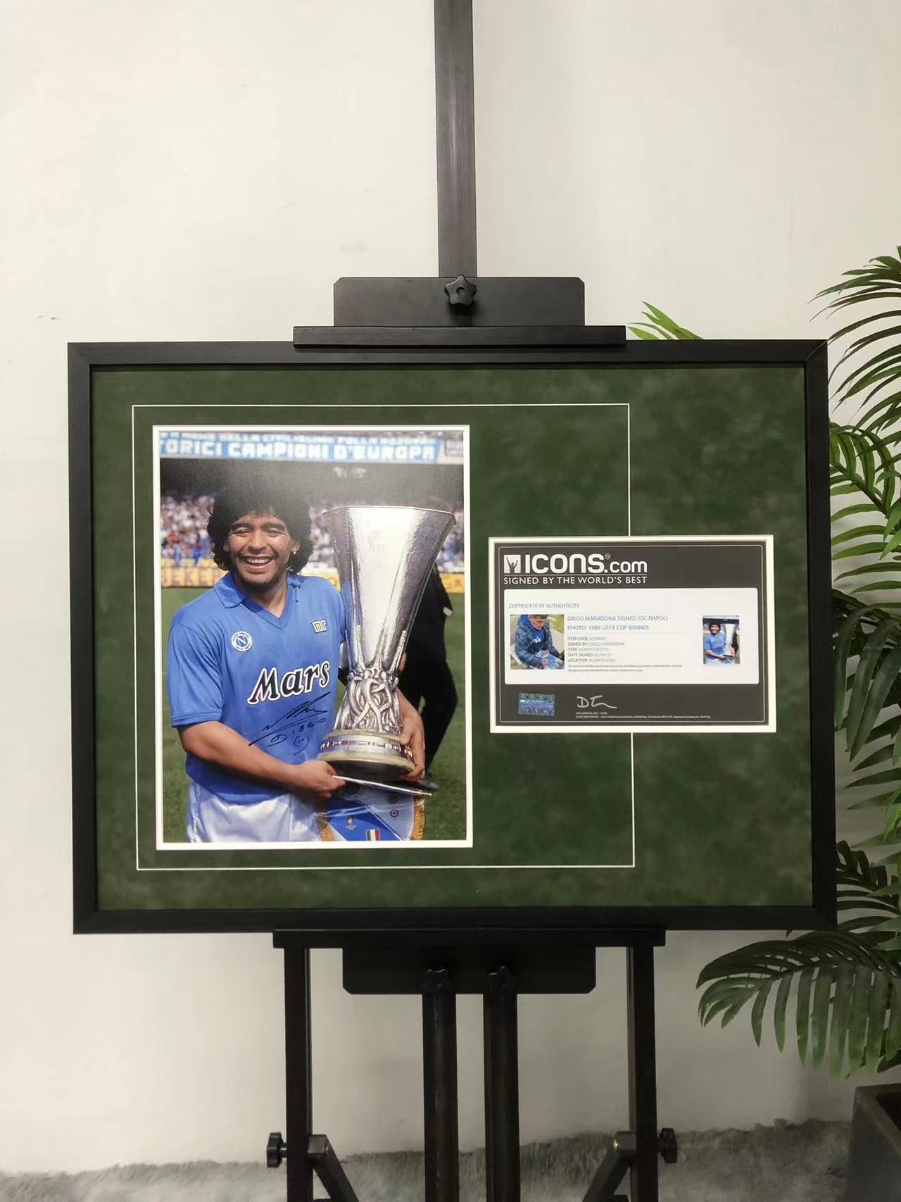 Diego Maradona Custom Framing  00057