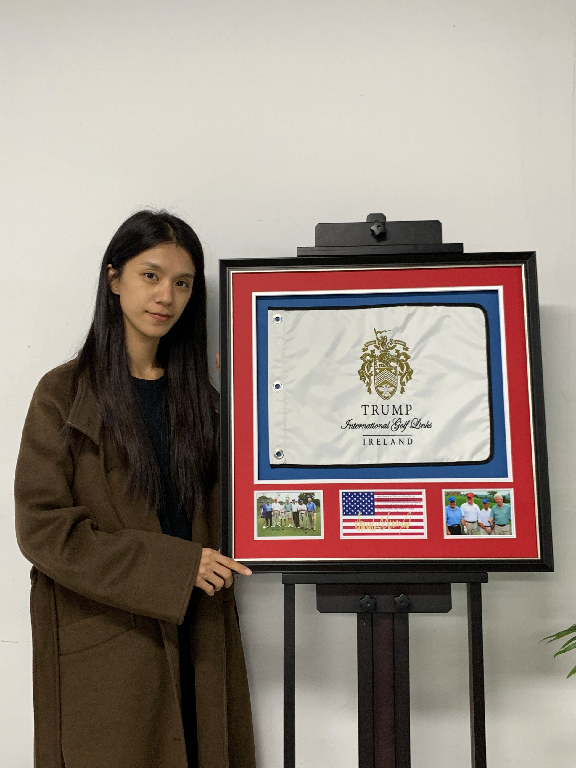 golf flag Custom Framing 000232