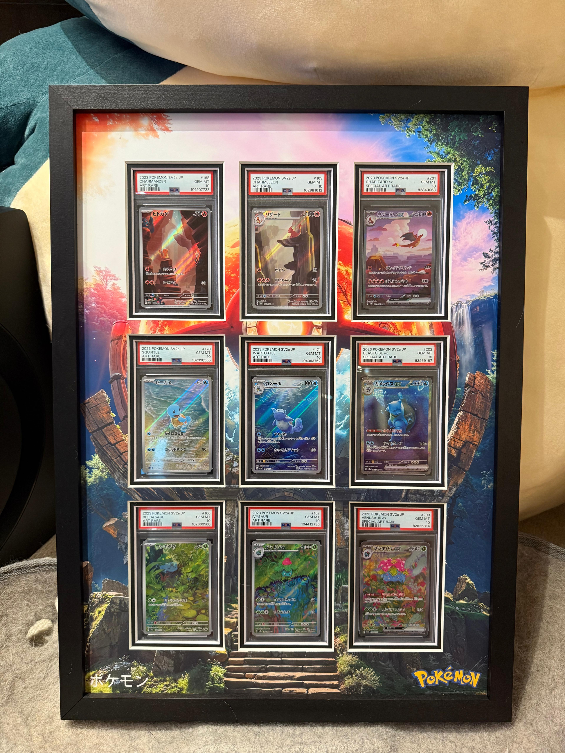 Pokémon Trading Card Personalized Custom Framing 000051