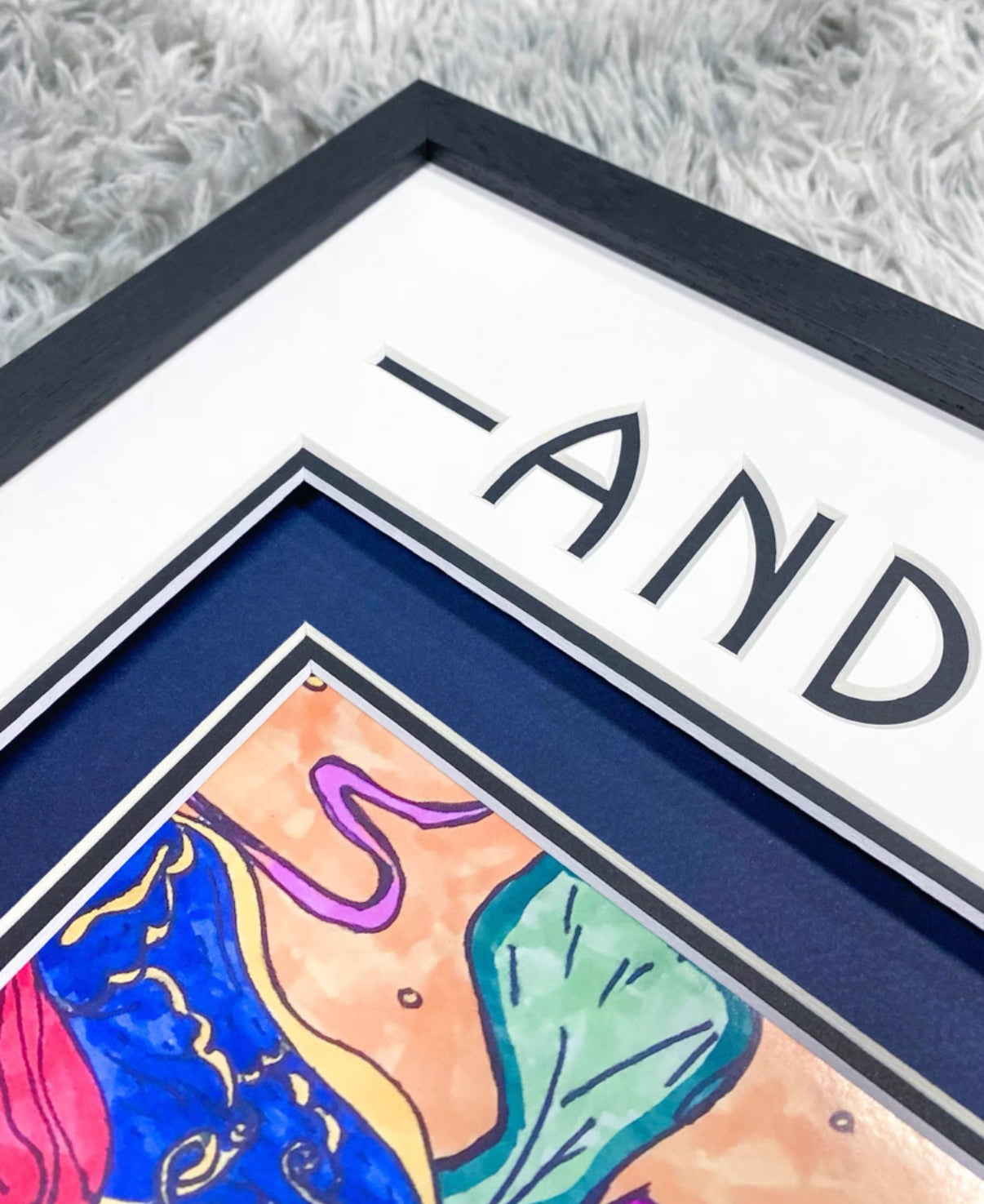 Sentimental Item with Personalized Custom Design Framed000051