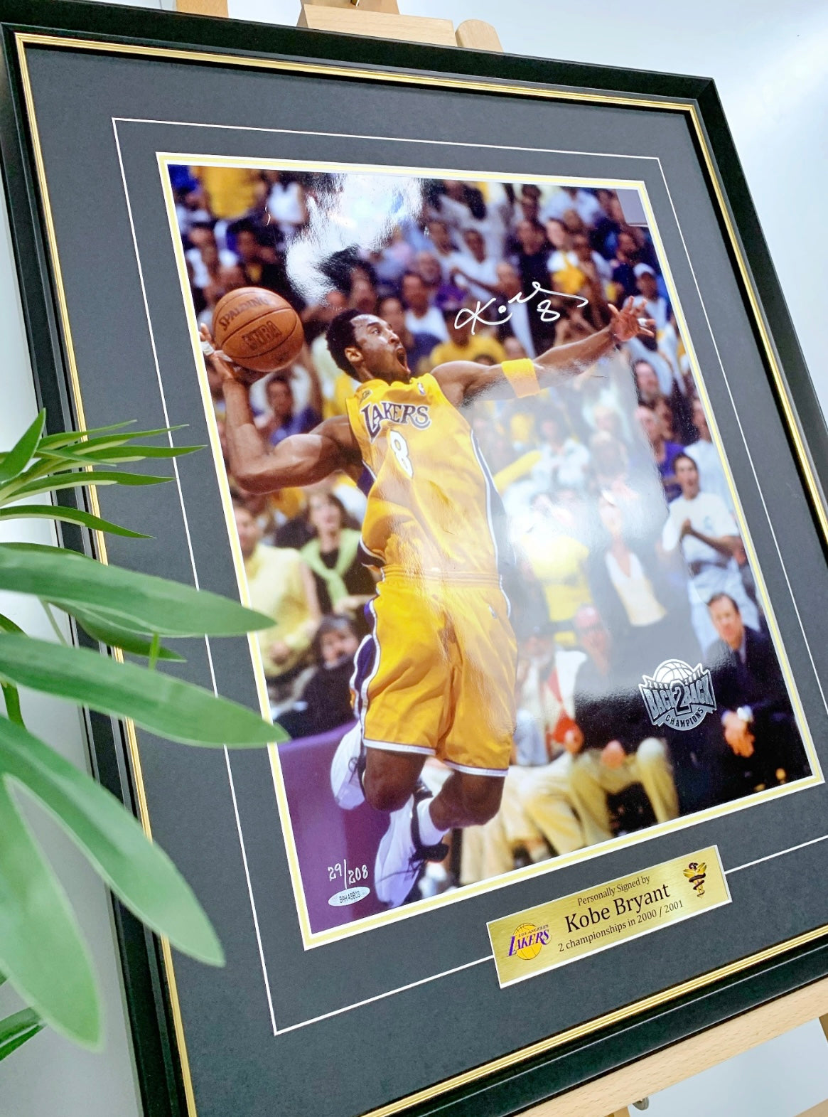 Kobe Bryant Poster with Personalized Custom Design Framed 000063
