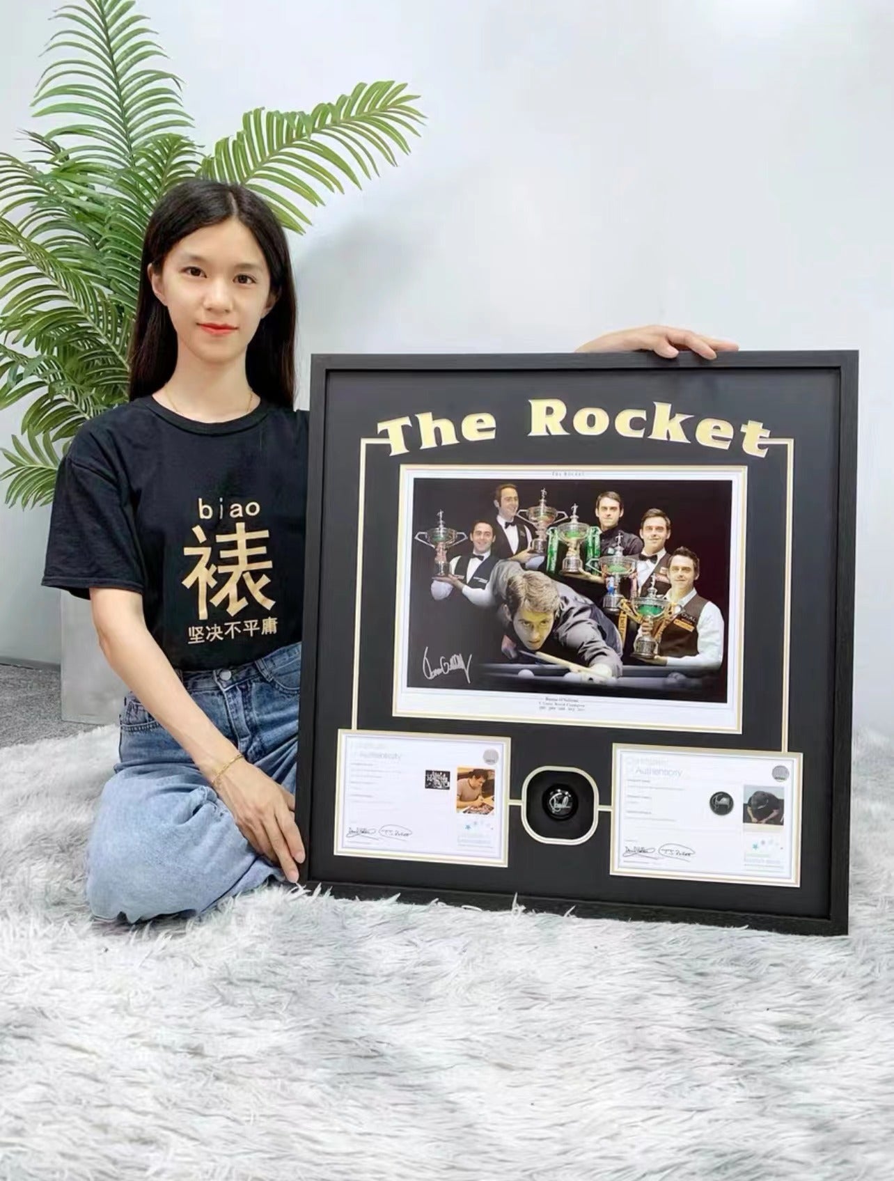 Rocket Sentimental Item with Personalized Custom Design Framed 000121