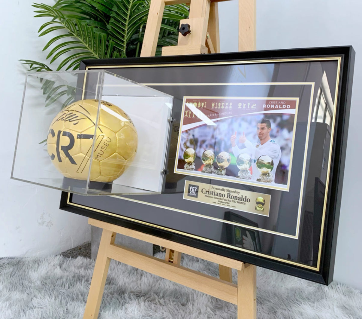 Cristiano Ronaldo Sentimental Item with Personalized Custom Design Framed 00003