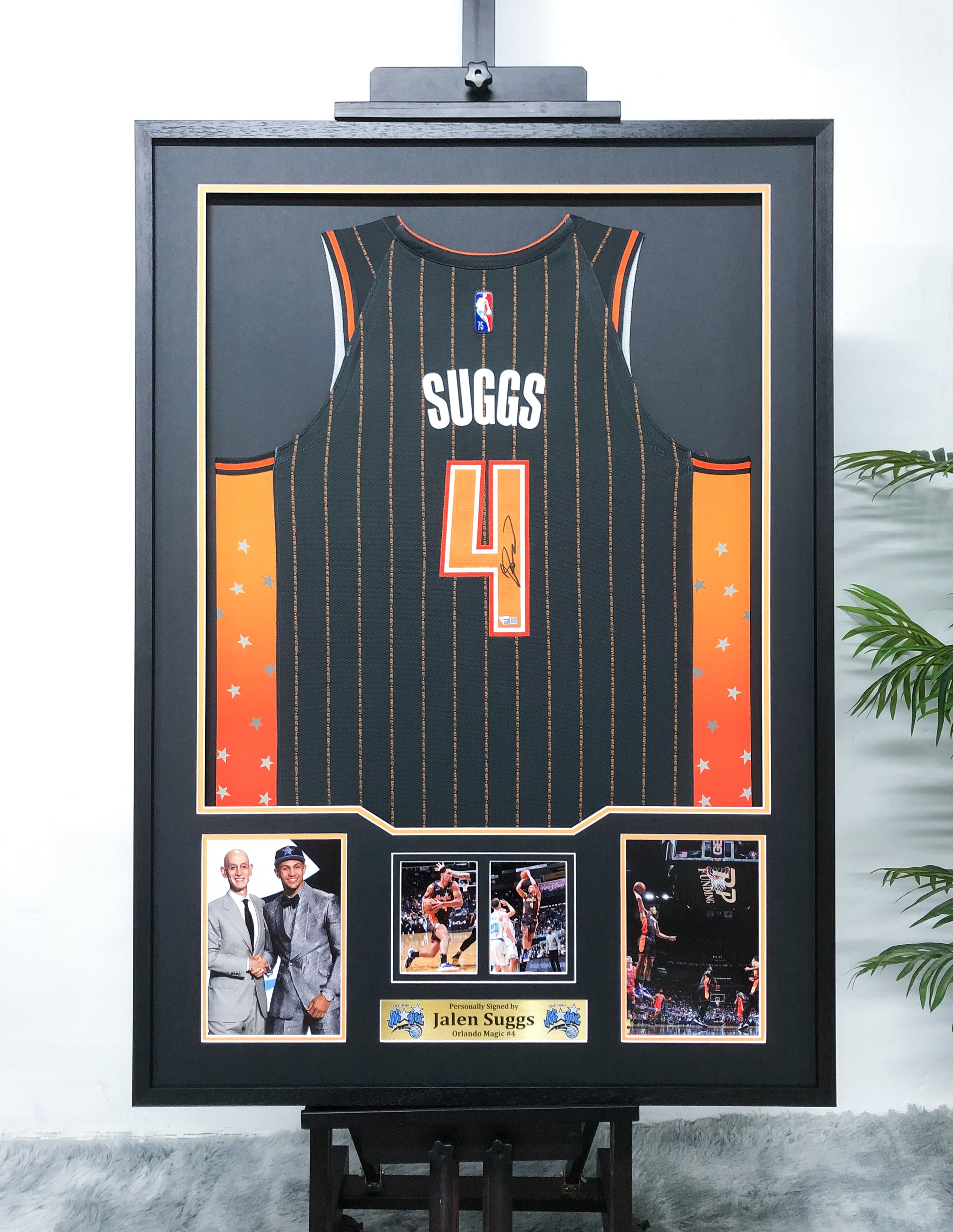 Jalen Suggs Orlando Magic Jersey Framing 00059