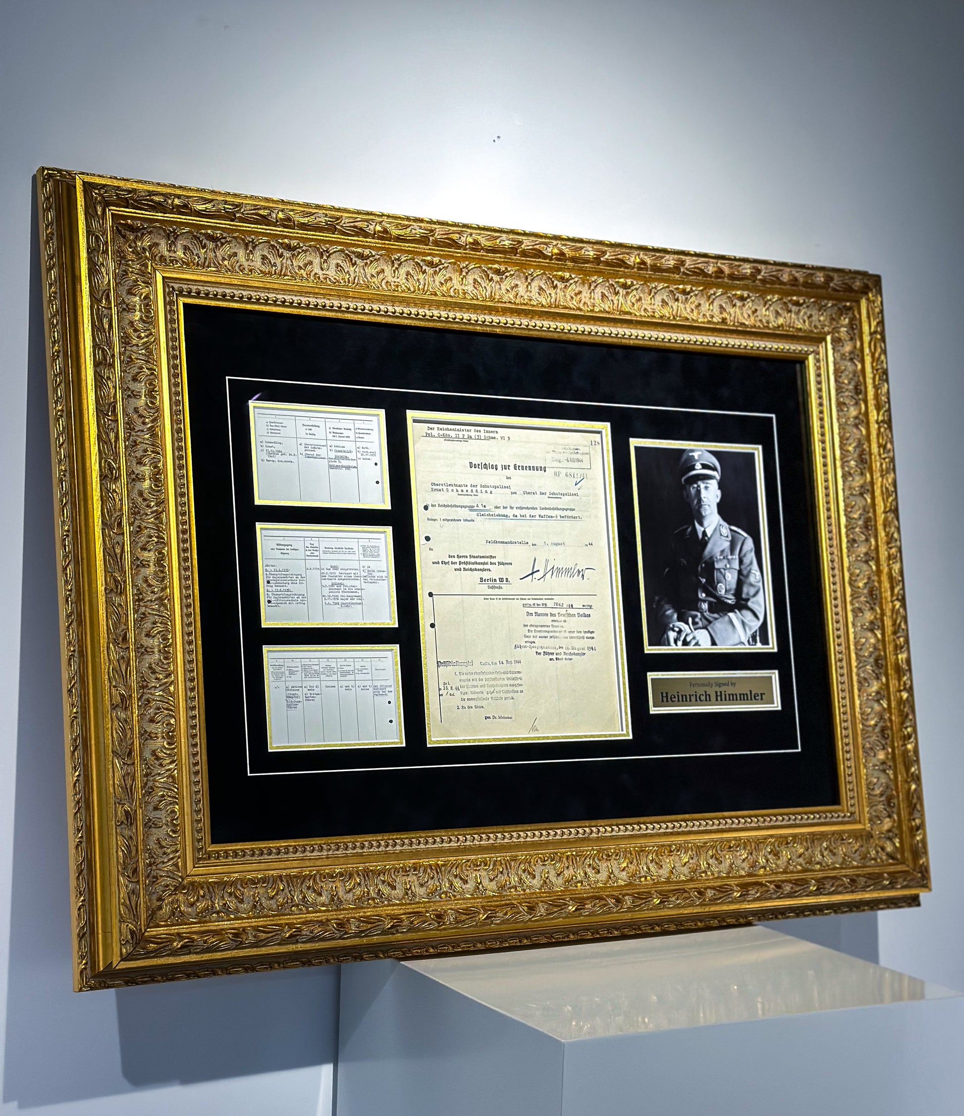 Himmler Sentimental Item with Personalized Custom Design Framed 00091