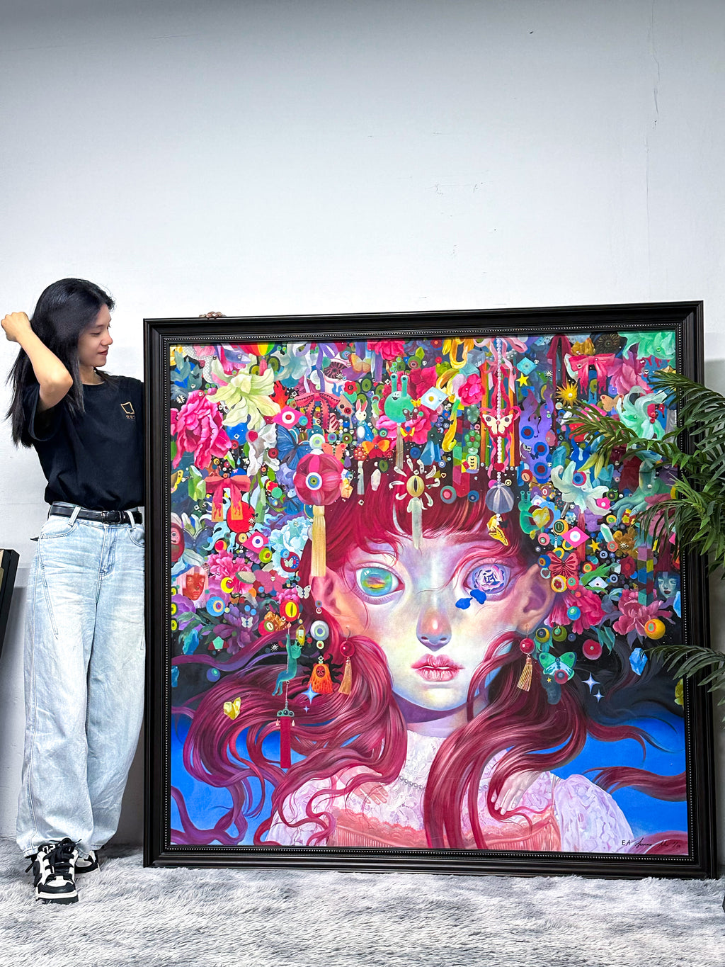 oil painting Custom Framing 000238